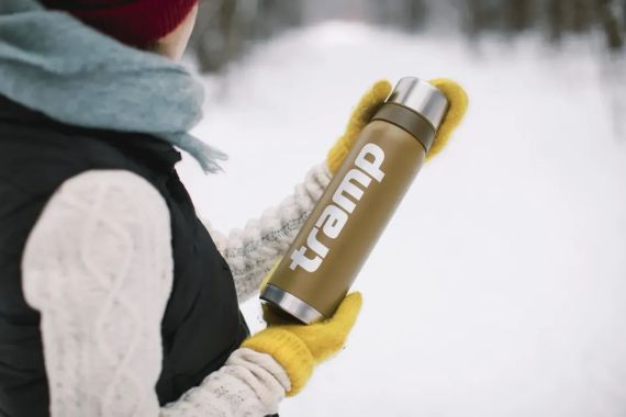 Сталевий термос для гарячих напоїв Tramp Expedition Line 900мл похідний термос для туристів,рибалок, військових | Зображення 3
