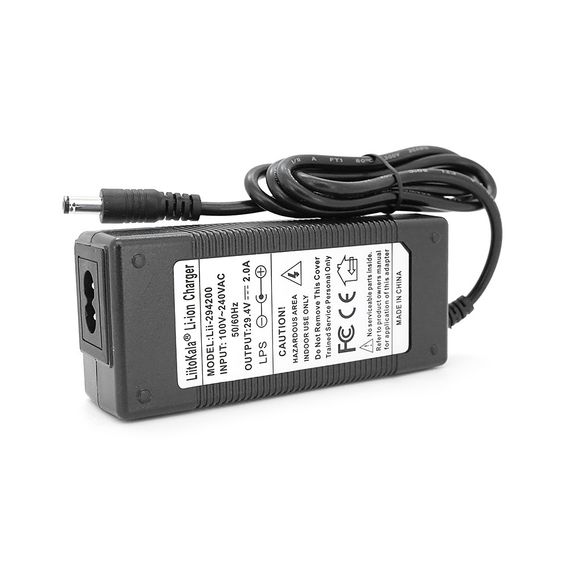 Зарядний пристрій LiitoKala Lii-294200 для Li-Ion акумуляторів 29.4V 2A, роз'єм 5.5*2.1 мм, BOX | Зображення 2