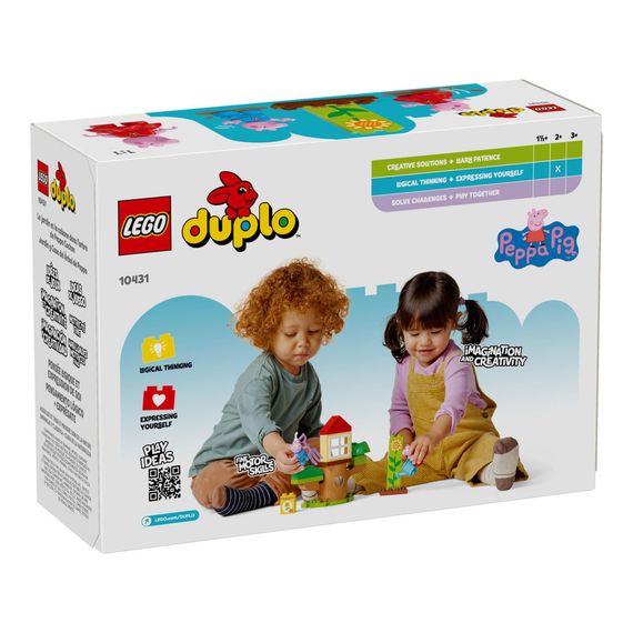 Конструктор LEGO DUPLO Peppa Pig Сад і будиночок на дереві Пеппи (10431) | Зображення 3