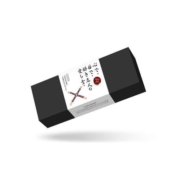 Шкіряна хрестовина Liebe Seele Wine Red Hogtie sexstyle | Зображення 5