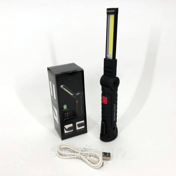 Аварійна лампа для кемпінгу W51-SMD+COB, Поворотний акумуляторний ліхтар для кемпінгу SU-80 | Зображення 8