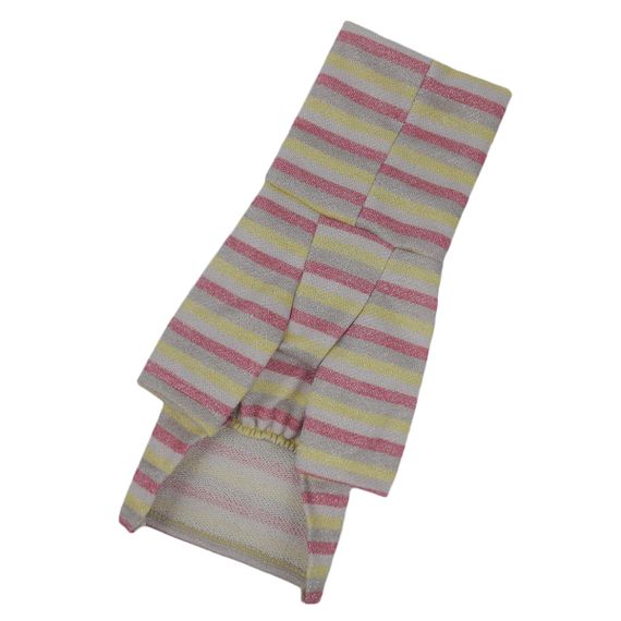 Гольф з люрексом смугастий рожевий Y-301 | Зображення 4