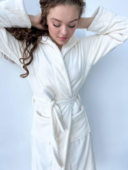 Женский махровый халат (2590/3) XL