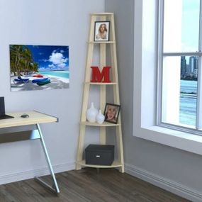 Стеллаж угловой Loft Design L-180 дуб борас