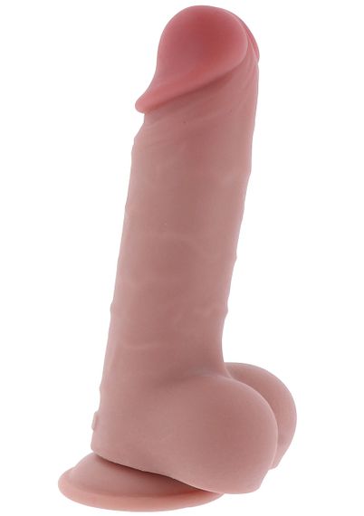 Фаллоимитатор с мошонкой Deluxe Dual Density Thick Dildo TPE 20 cm sexstyle | Зображення 3