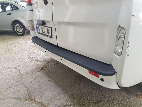 Накладка на задній бампер EuroCap (ABS) для Opel Vivaro 2001-2015 рр | Зображення 4