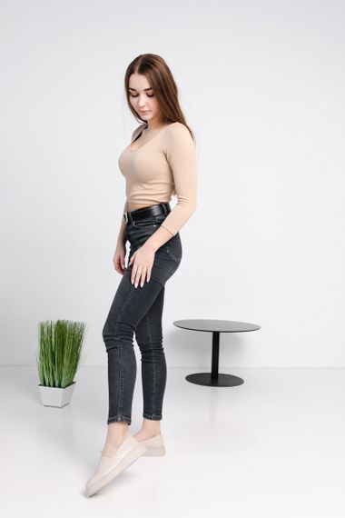 Лоферы женские Fashion Camilla 3895 38 размер 24,5 см Бежевый | Зображення 9