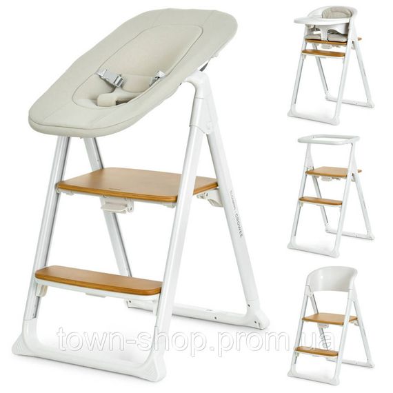Детский стульчик для кормления 4 в 1 GROWEE ME 1222 White