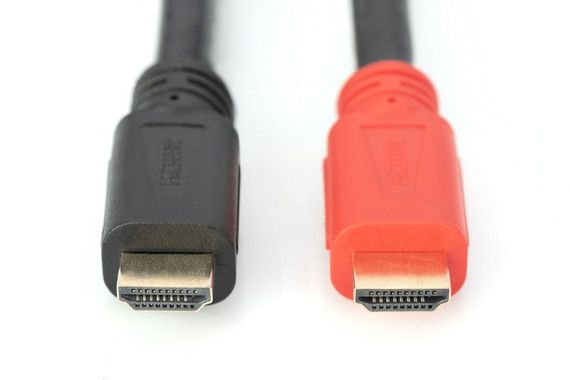 Кабель ASSMANN HDMI High speed с усилителем (AM/AM) 15m, black (AK-330105-150-S) | Зображення 2