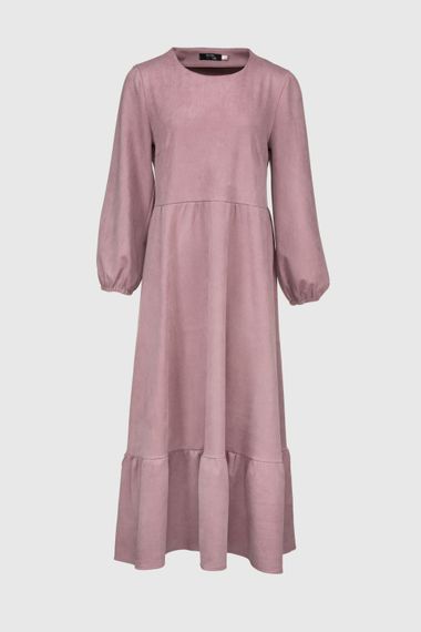 Сукня однотонна жіноча On me 2329 2XL Бузковий (2000990735737D) shop (2000990735737) | Зображення 5