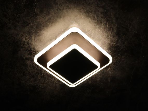 Сучасний креативний світильник стельовий LED для кухні ванної офісу 25464 Коричневий 6х15х15 см.