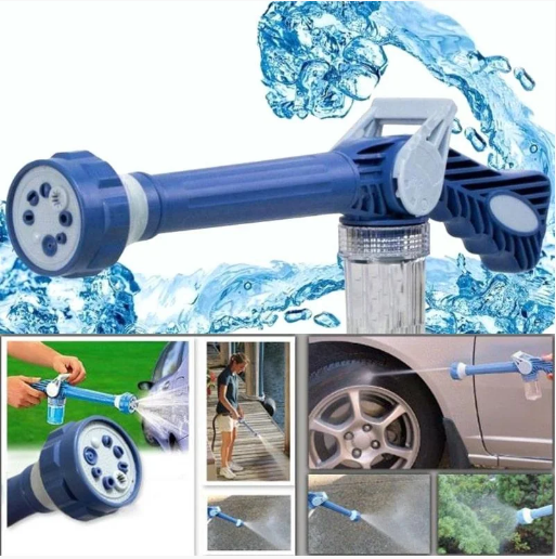 Распылитель воды универсальный Ez Jet Water Cannon, насадка на шланг водомет с отсеком для моющих средств | Зображення 3