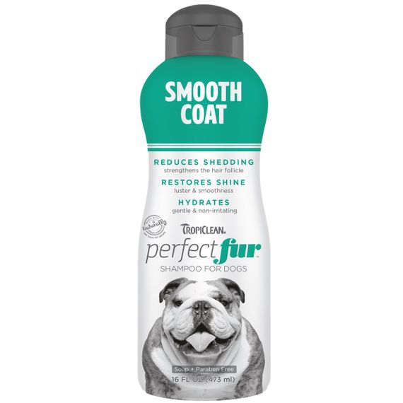 Шампунь для собак з гладкою шерстю TropiClean Perfect Fur, 473 мл