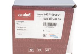 Піввісь передня Seat Cordoba Ibiza Skoda Fabia Roomster VW Polo 1.2 1.4 1.9D 99- R  36x754.5  44071090501