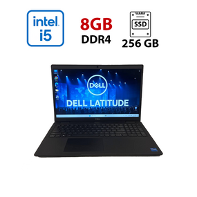 Ноутбук Б-клас Dell Latitude 3520 / 15.6" (1366x768) TN / Intel Core i5-1135G7 (4 (8) ядра по 2.4 - 4.2 GHz) / 8 GB DDR4 / 256 GB SSD / Intel Iris Xe Graphics / WebCam б/в