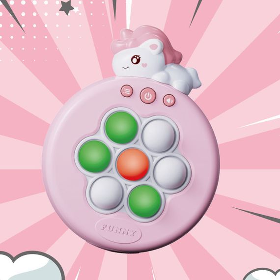 Портативная игра Pop-it Speed Push Game Ver.6 Unicorn | Зображення 1