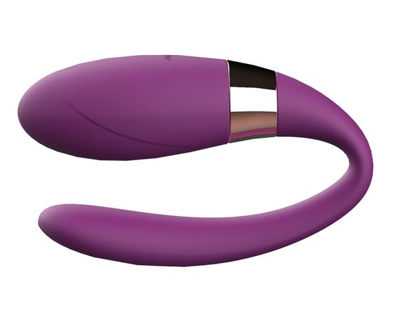 Вібромасажер для пар з пультом дистанційного керування - Boss Series V-Vibe Purple USB 7 Function, BS6200002 sexstyle | Зображення 7
