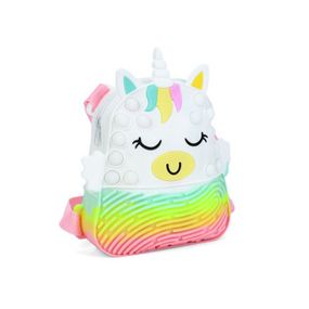 Дитяча сумочка-рюкзачок "Єдиноріг" 9882(White) розмір 20 см