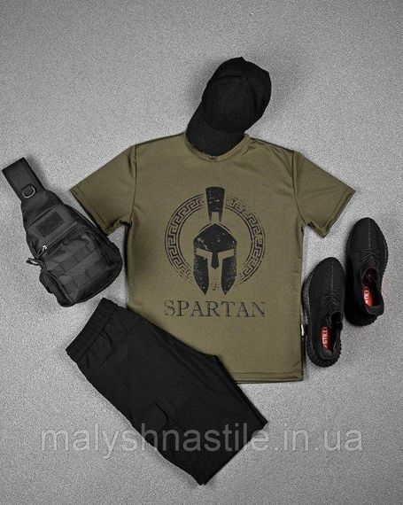 Тактична потоотводяща футболка Oblivion SPARTAN олива ДЛ6583 | Зображення 4