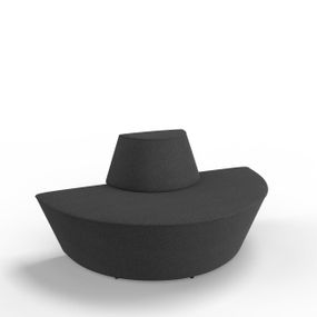 Трехместный диван SOMBRERO Ткань Черный