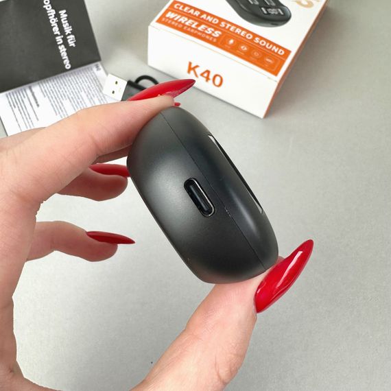 Бездротові навушники К40 series, EarBuds, Smart Case (Чорний) | Зображення 3