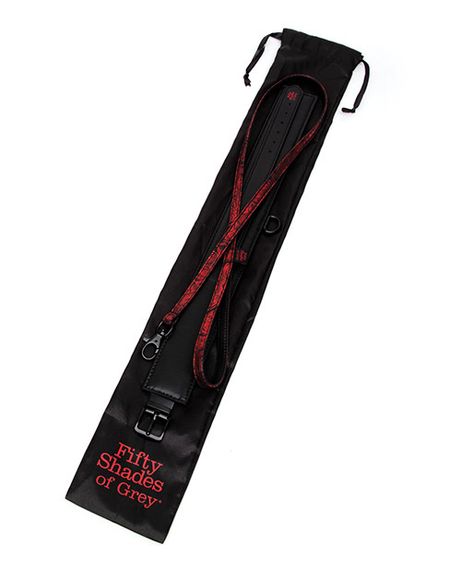 Поводок Fifty Shades of Grey Sweet Anticipation Reversible Faux Leather Collar and Lead Sex Aura | Зображення 3