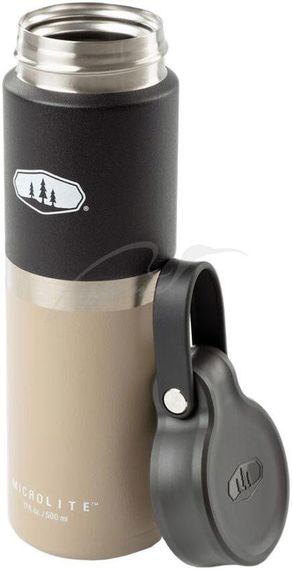 Термопляшка GSI Microlite 500 Twist 0.5l Black/taupe | Зображення 1