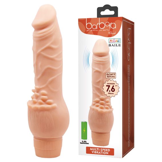 Вибратор - Barbara Clark Vibrator 7,6" Flesh sexstyle