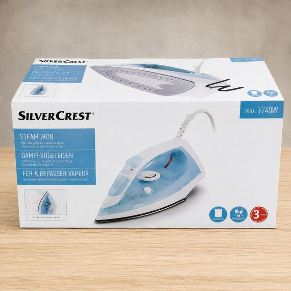 Праска Silver Crest SDB 1600 B4, 1600 Вт, з керамічною підошвою, паровим ударом і вертикальним відпарюванням | Зображення 7