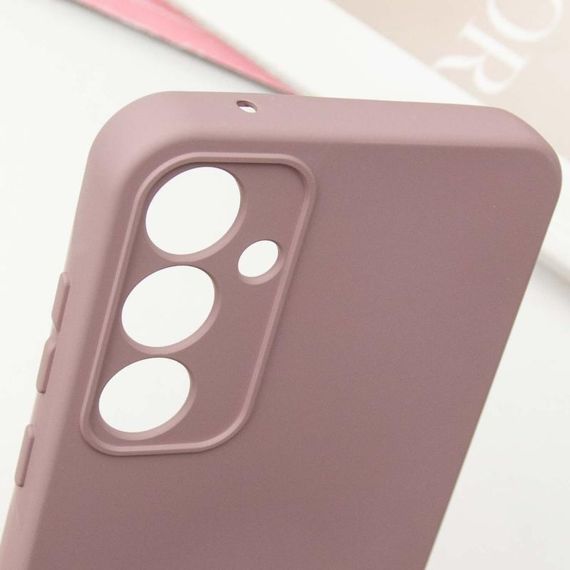 Чохол TPU GETMAN Liquid Silk Full Camera для Samsung Galaxy S24+ Рожевий / Pink Sand | Зображення 4