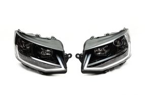 Передні фари LED Black (2 шт) для Volkswagen T6 2015-2024, рр