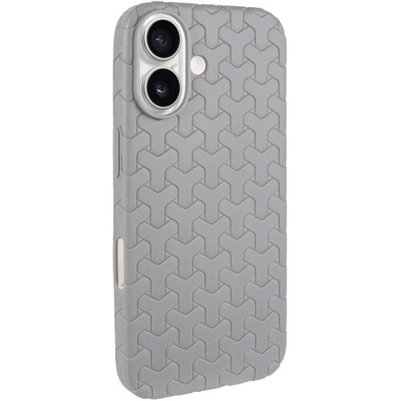 Чохол TPU Weaving для Apple iPhone 16 (6.1") Grey