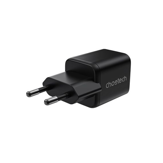 Мережевий зарядний пристрій Choetech PD5012-EU-BK, USB-A/USB-С | Зображення 1