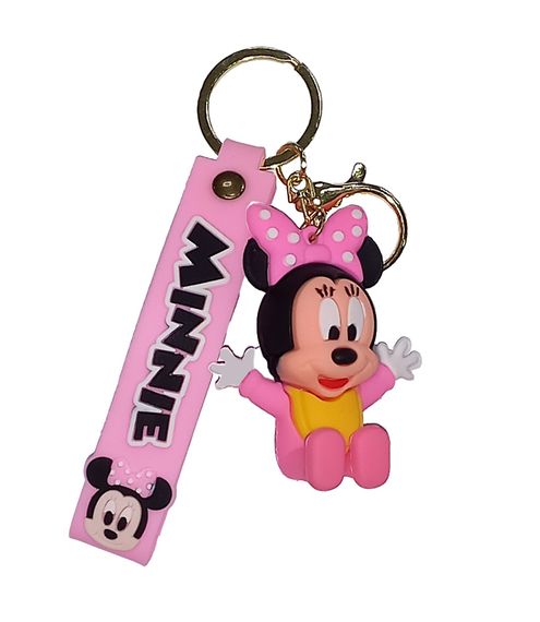 Брелок C 68172 "MICKEY/MINNIE" Ціна за 1 шт (6900067681720) Рожевий