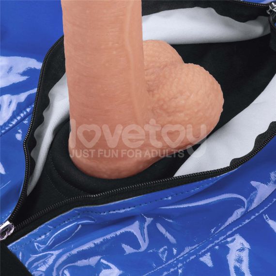 Труси для страпону Chic Strap-On Shorts, сині | Зображення 9