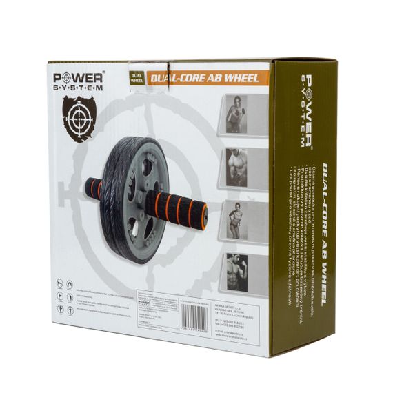 Колесо для преса Power System PS-4042 Dual-Core Ab Wheel Grey/Black | Зображення 3