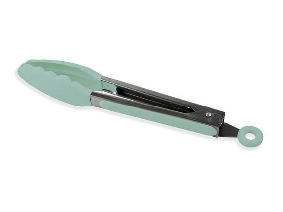 Щипцы сервировочные Maestro MR-1584, силиконовые, 20 см, бирюзовые