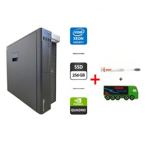 Робоча станція Dell Precision T5600 Tower / 2x Intel Xeon E5-2690 (8 (16) ядер по 2.9 - 3.8 GHz) / 64 GB DDR3 / 256 GB SSD / nVidia Quadro M2000, 4 GB GDDR5, 128-bit б/в + Подарунок Зубна щітка Colgate Connect M1 + Павербанк Power Truck