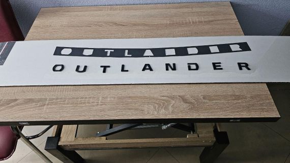 Молдинг, орнамент, лого на капот Mitsubishi OUTLANDER 2022, MIOU16LOG (MIEC22LOG) | Зображення 7