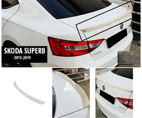 Спойлер DPT V-2 (2015-2019, грунтованный) для Skoda Superb