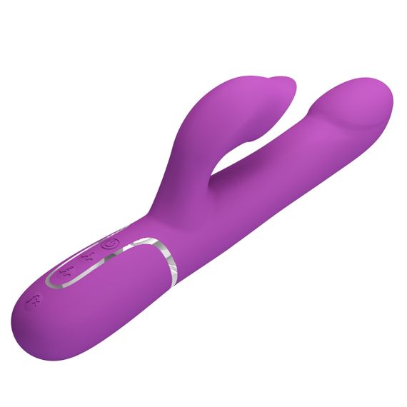 Вібромасажор із поступальним рухом серії Pretty Love — Falin Twinkled Tenderness Violet, 7 vibration sexstyle | Зображення 5