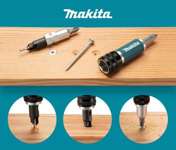 Бітотримач зі свердлом 2-в-1 Makita Quad Driver D-73221 | Зображення 5