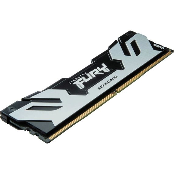 Модуль пам'яті для комп'ютера DDr5 16GB 7600 MHz Renegade XMP Silver/Black Kingston Fury (ex.HyperX) (KF576C38RS-16) | Зображення 1