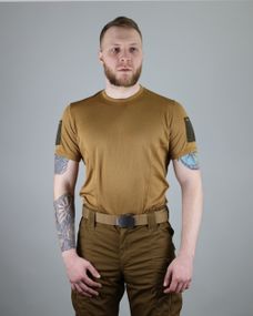 Футболка ULTIMATUM Tactical Койот, мужская потоотводящая футболка 2XL