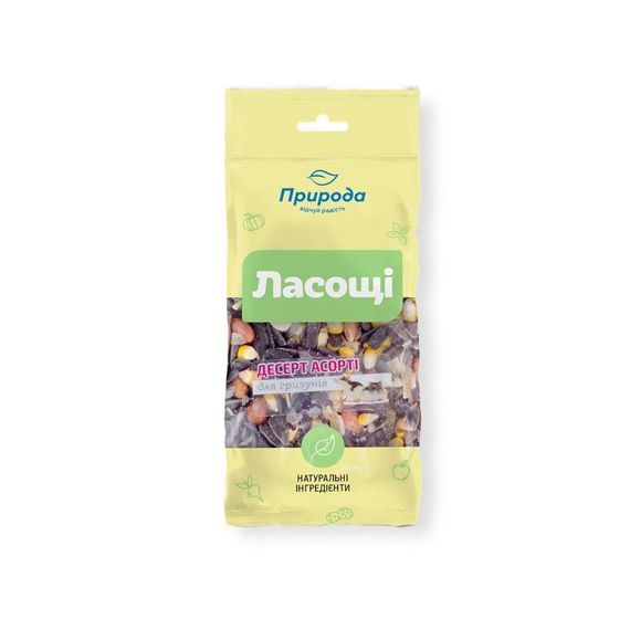 Ласощі Природа Десерт Асорті для гризунів 100 г