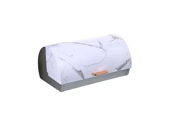 Хлебница Bohmann BH-7259-MR 38.5х28х18 см белый мрамор