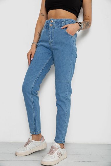 Джинси жіночі Mom's, колір блакитний, 182R1478 | Зображення 2