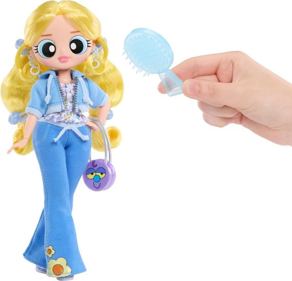 Лялька ЛОЛ Сюрприз ОМГ Суперкрихітки Бульбашка з аксесуарами LOL Surprise OMG The Powerpuff Girls Bubbles | Зображення 3