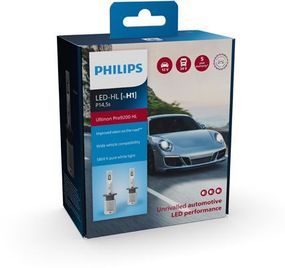 Комплект автоламп Philips LED H1 11258 U92 12/24V 13W Ultinon Pro9200 +400% X2