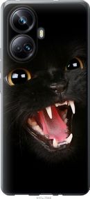 Чехол на Realme 10 Pro Plus Чёрная кошка "932u-2944-17620"